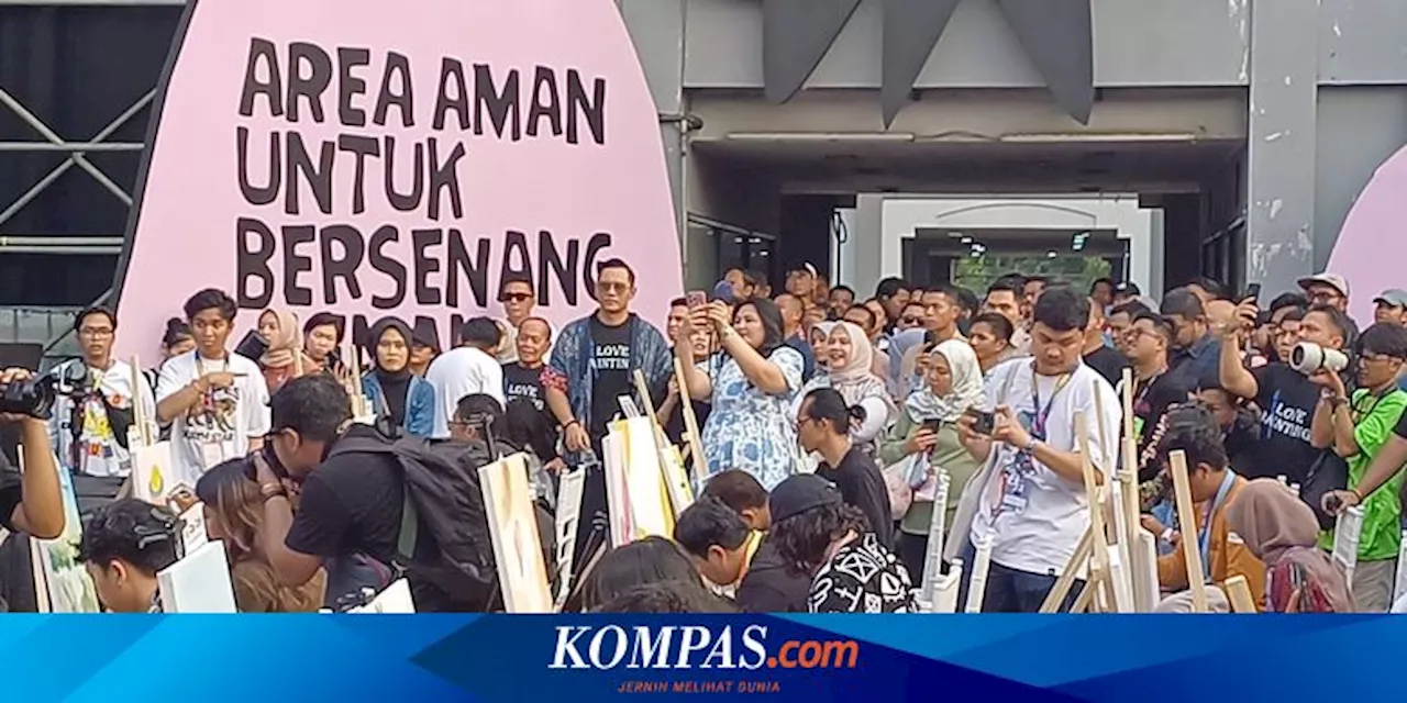 Saksikan SBY Melukis di Pestapora 2024, AHY: Ekspresi Cinta Buat Bu Ani