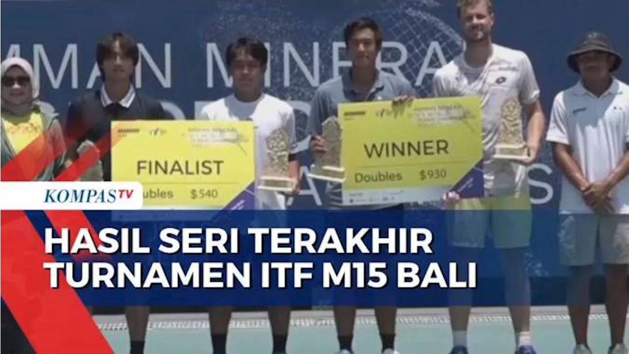 Petenis Indonesia, Nathan Barki-Blake Ellis Juarai Nomor Ganda ITF M15 Bali