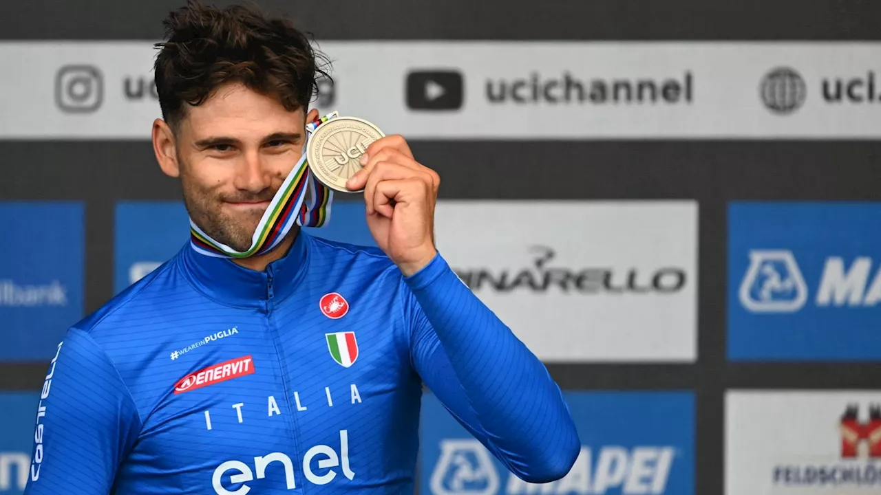 Mondiali di ciclismo, Ganna argento e Affini bronzo nella crono