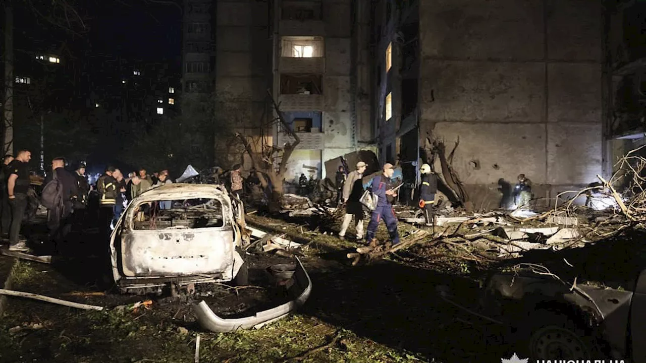 More Than 20 Injured After Russian Strikes On Kharkiv Apartment Blocks