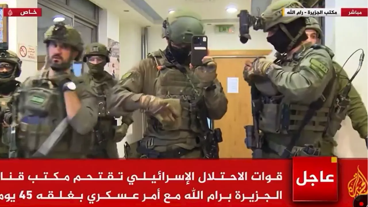 Cisjordanie : l’armée israélienne débarque dans les locaux d’Al Jazeera et ordonne leur fermeture