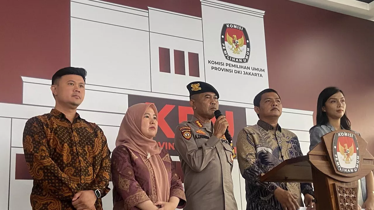 KPU: 120 Personel Polisi Kawal Melekat 3 Pasangan Cagub-Cawagub Jakarta Selama Pilkada 2024