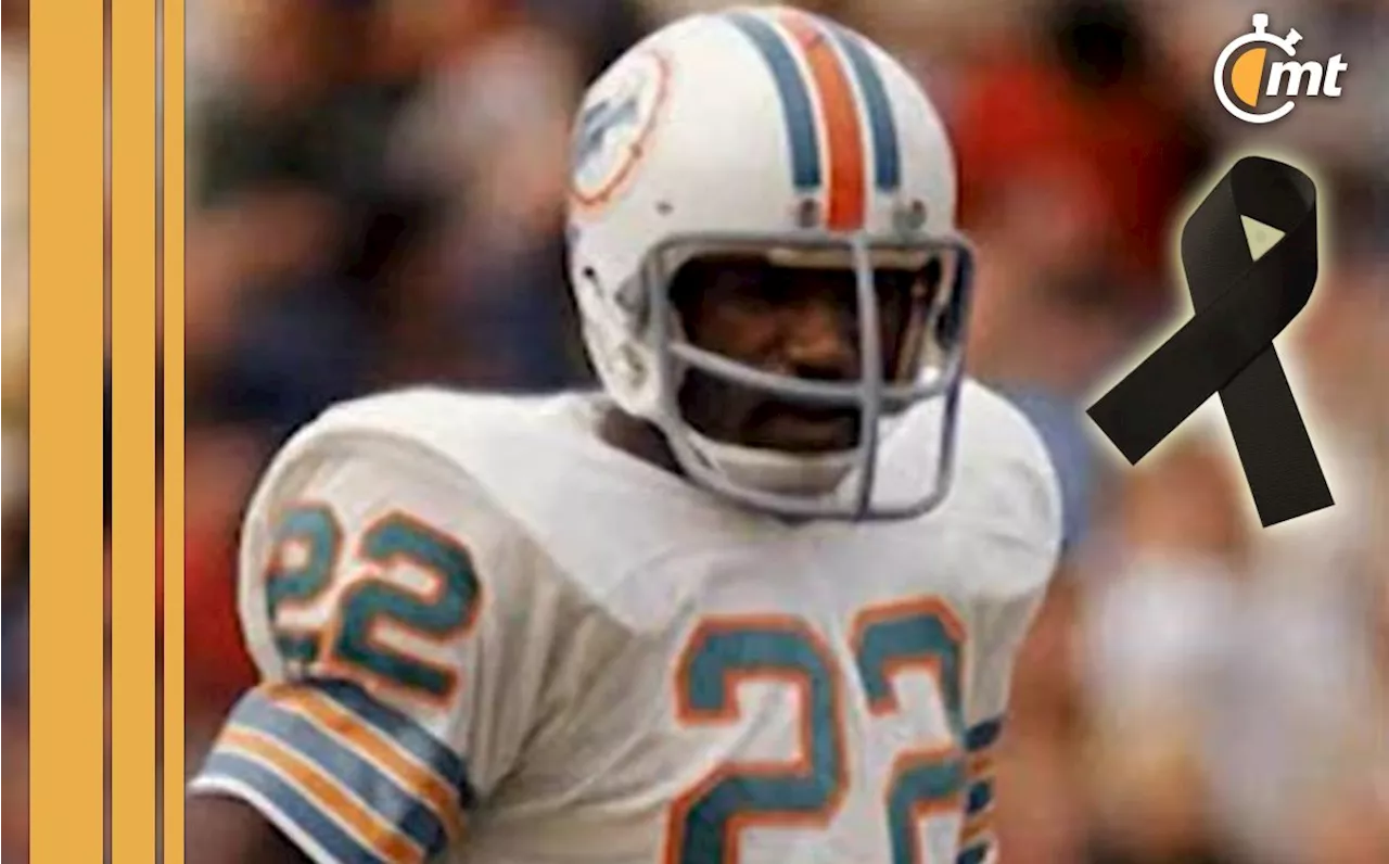 Muere Mercury Morris, leyenda de Miami Dolphins, a los 77 años