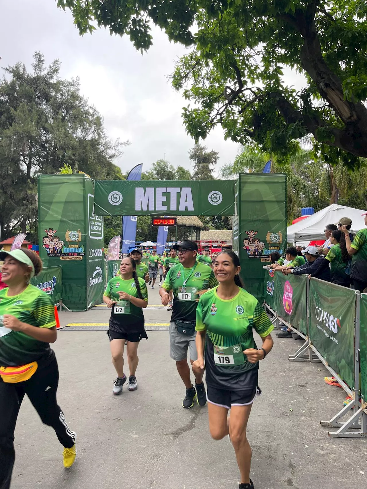 Motivación total en décima edición de A Correr Familia