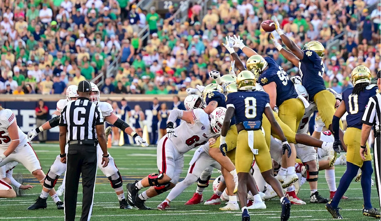 No. 17 Notre Dame shakes off sluggish start with win over Miami (Ohio)