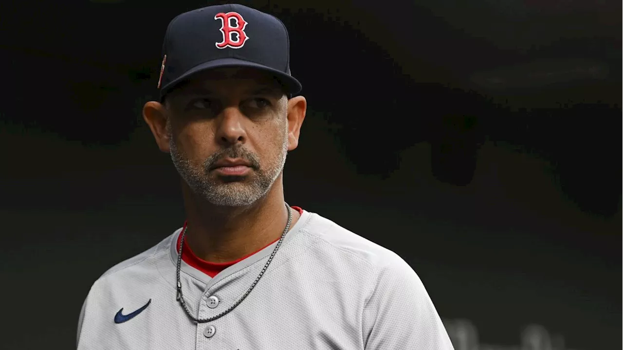 Red Sox manager Alex Cora ejected in 1st inning of opening game of DH against Twins​