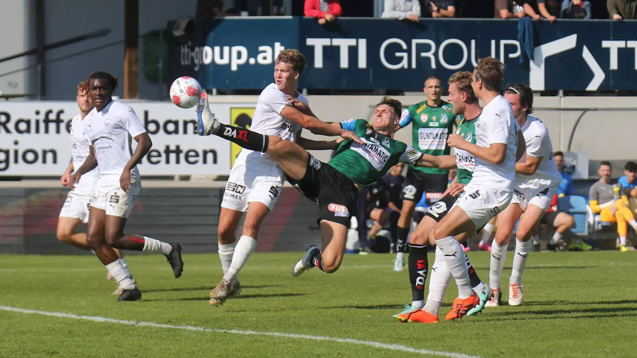 Amstetten gab eine 2:0-Führung noch aus der Hand