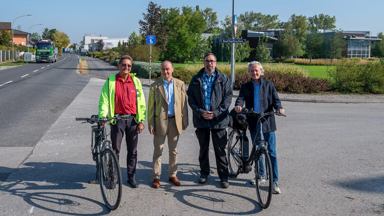 Geh- und Radweg für das Industriegebiet Brunn am Gebirge