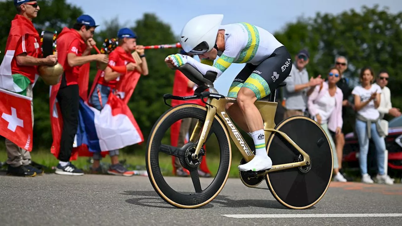 Brown snelt op gouden tijdritfiets naar wereldtitel, zilver voor Vollering