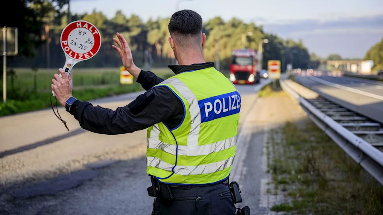 Meer dan 180 mensen tegengehouden bij controles aan de Duitse westgrens