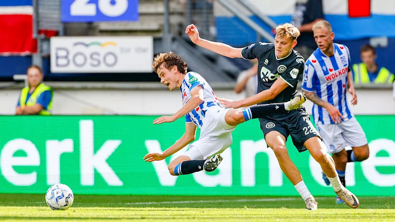 Heerenveen domineert tegen Groningen