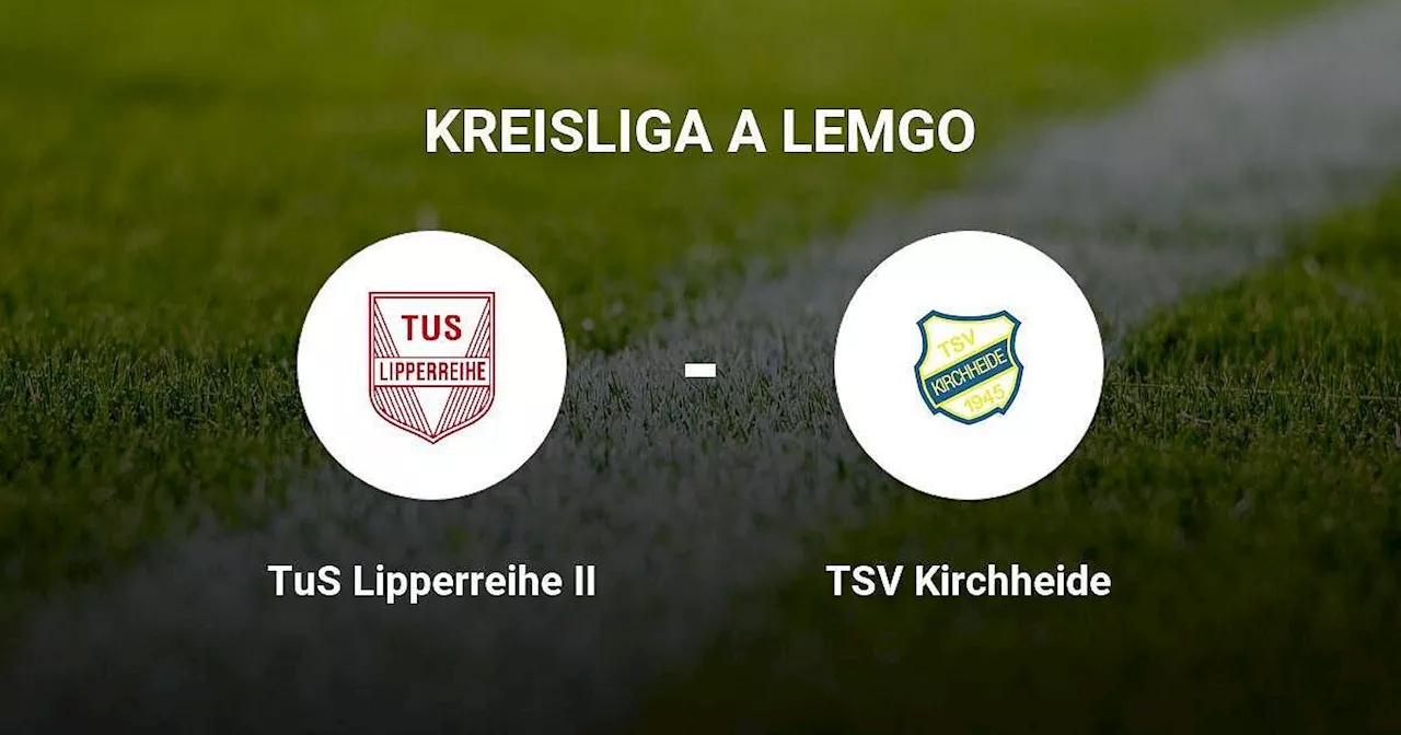 Heimsieg für TuS Lipperreihe II gegen TSV Kirchheide