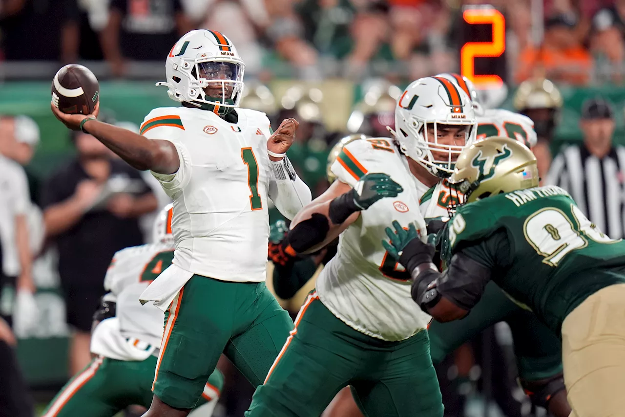 Cam Ward has transformed Miami into team to beat in ACC with Heisman-worthy start