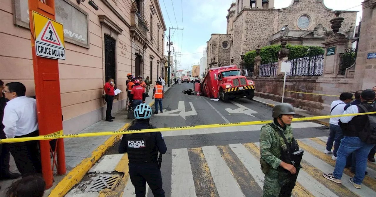 Diócesis de Irapuato evalúa posibles daños al Santuario tras socavón en calle Altamirano