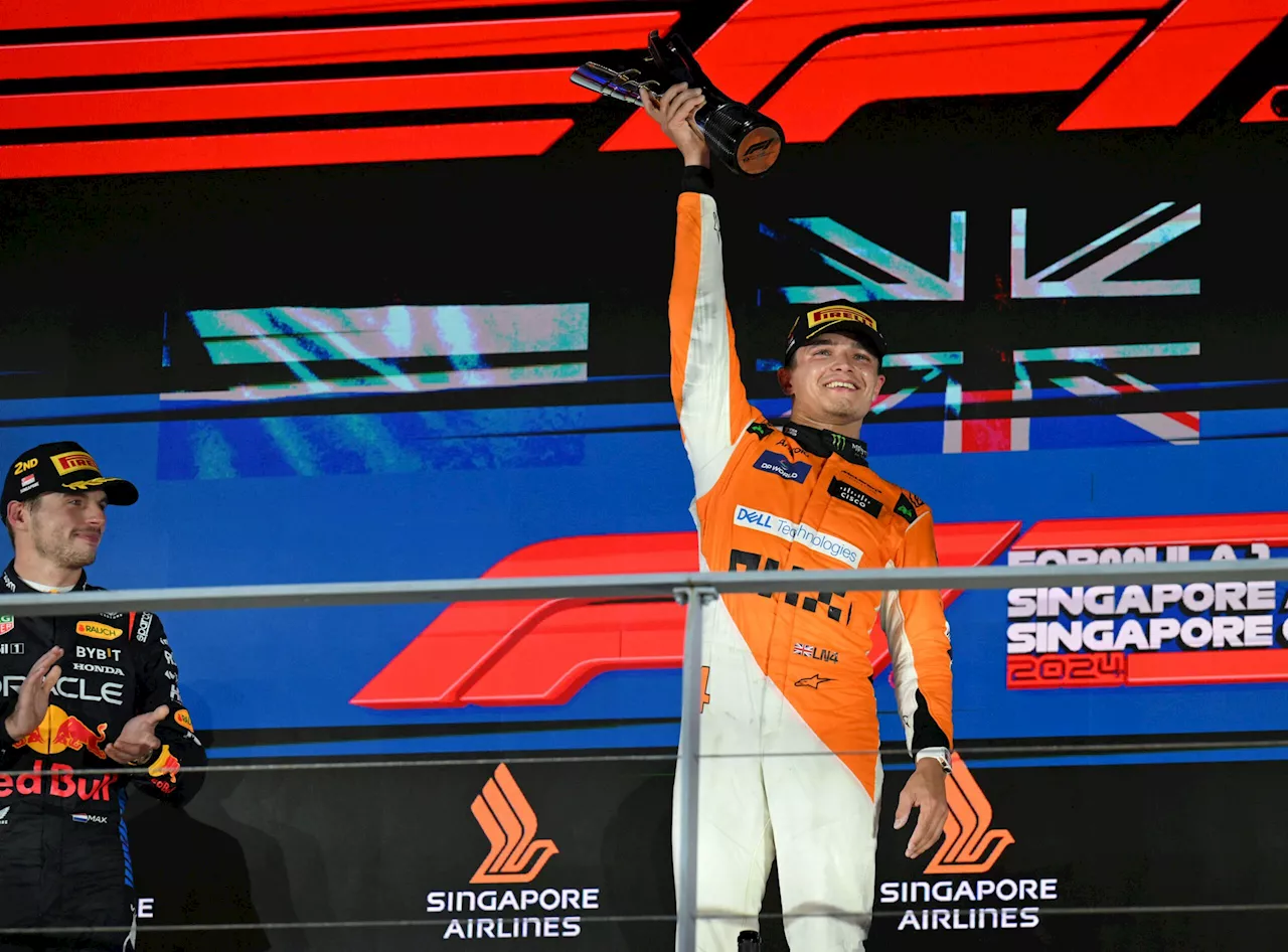 Norris takes dominant F1 win in Singapore