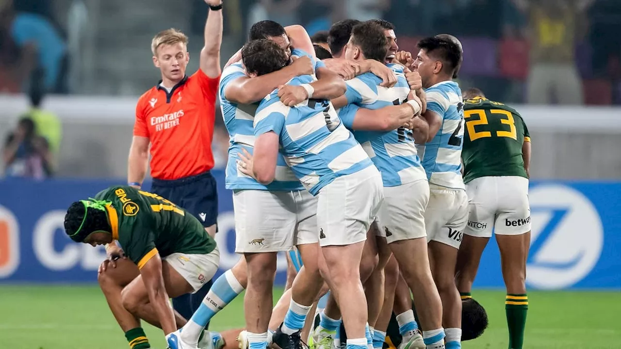 Rugby Championship: l'Argentine stoppe l'Afrique du Sud et s'offre une finale