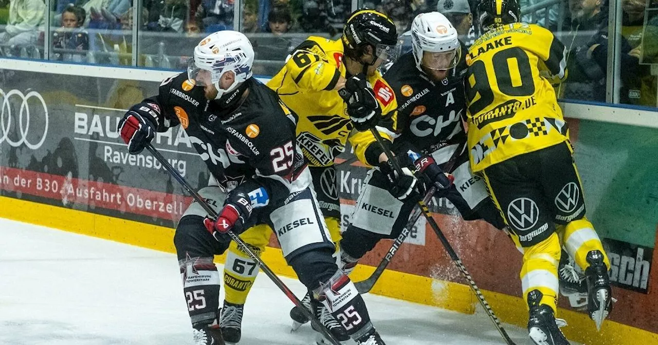 1:4 in Ravensburg: Krefeld Pinguine kassieren ihre erste Niederlage