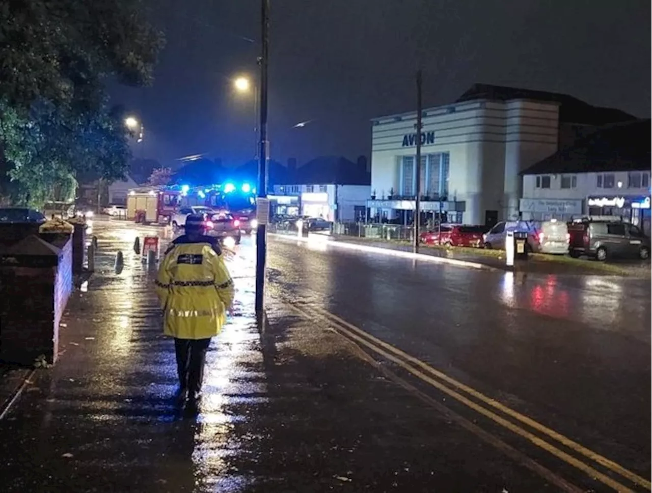 Lightning Strikes Pub, Tree Falls as Storm Batters Region