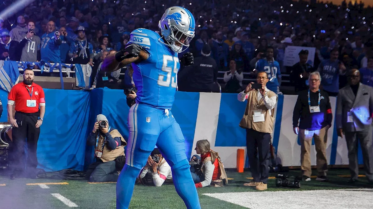 Detroit Lions Derrick Barnes carted off field with injury