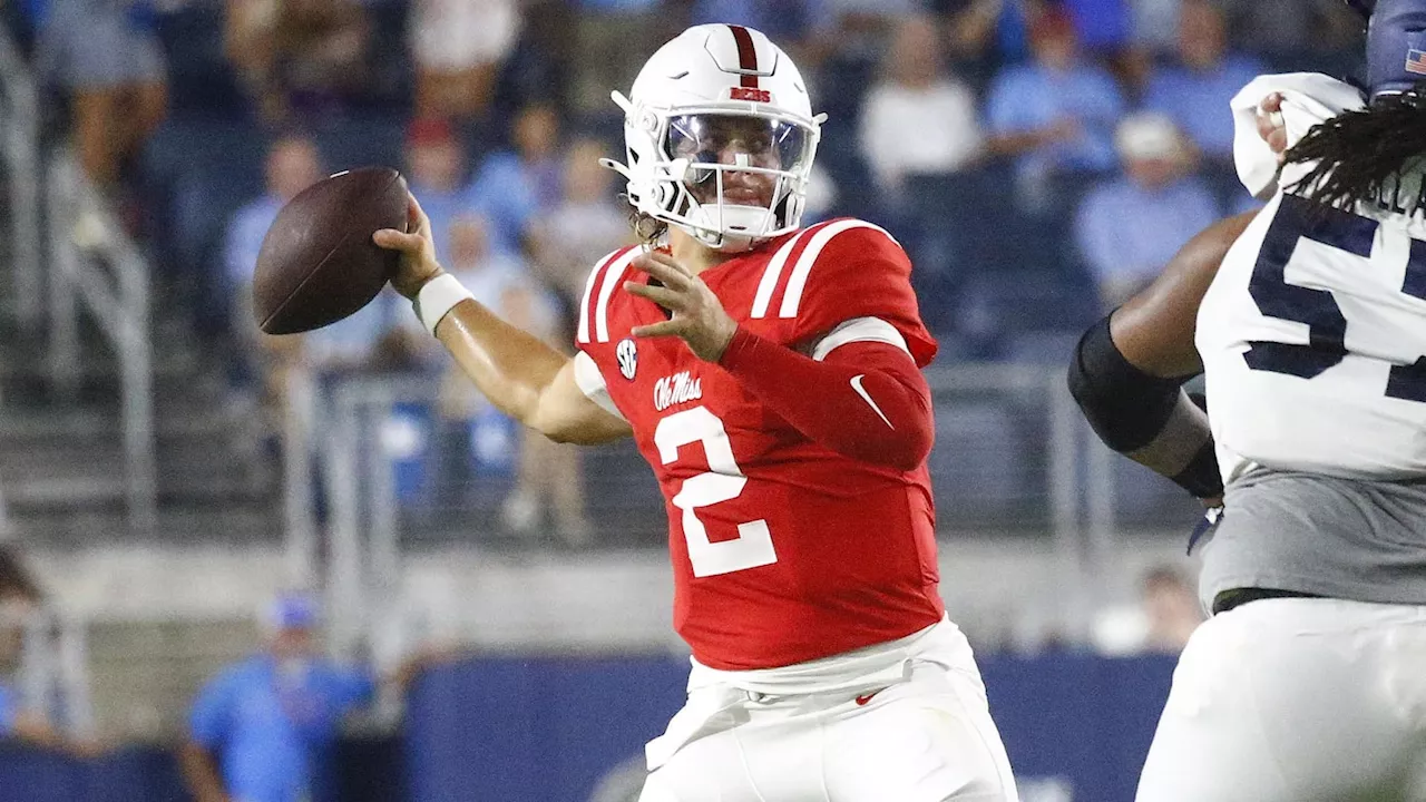 Ole Miss QB Jaxson Dart Dazzles Again in Final Non-Conference Game