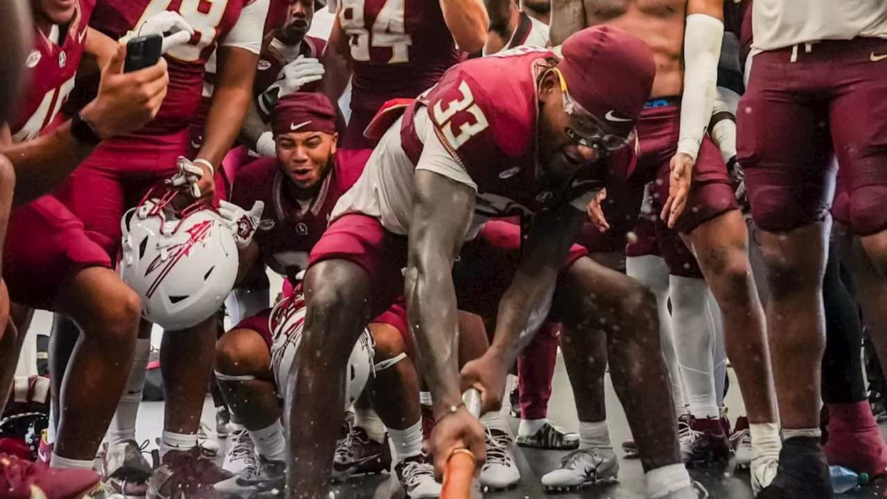 Two Seminoles Break The Rock After Florida State's First Victory In 2024