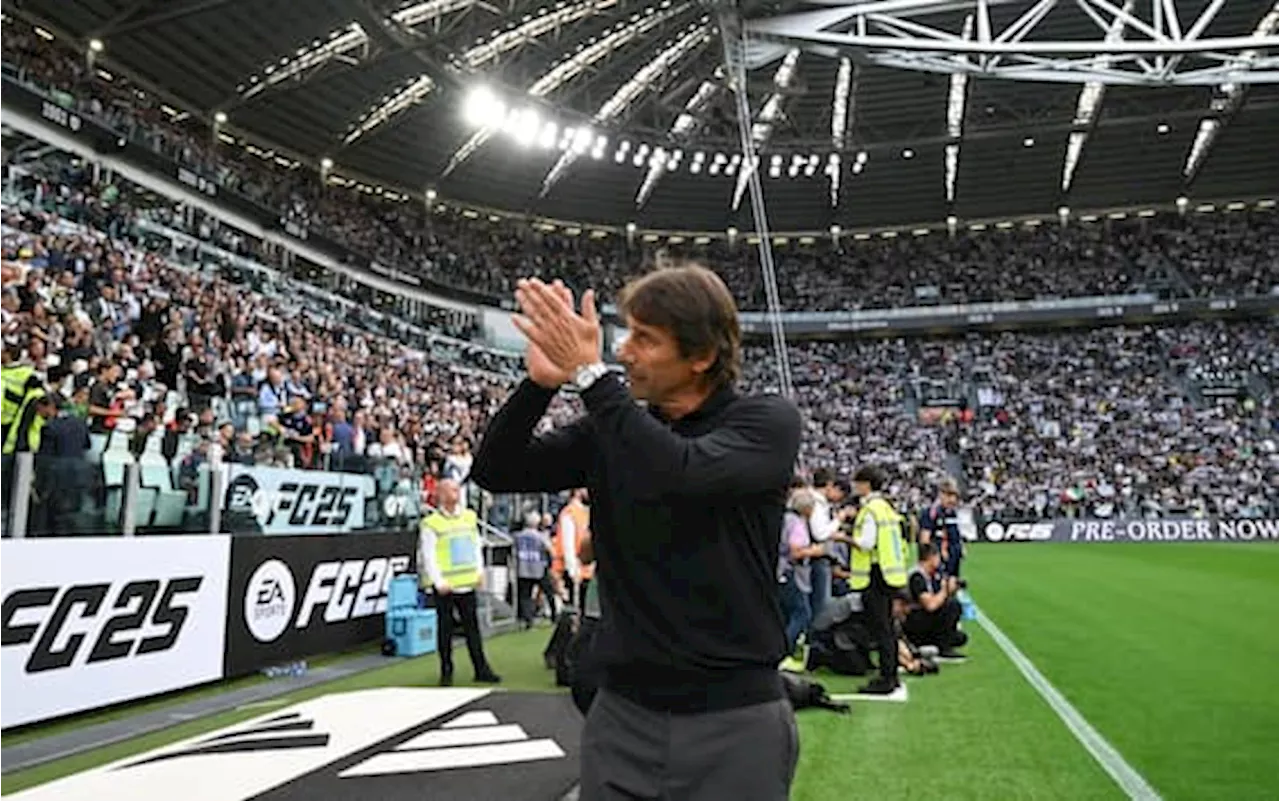 Conte, il saluto ai tifosi dopo Juventus-Napoli