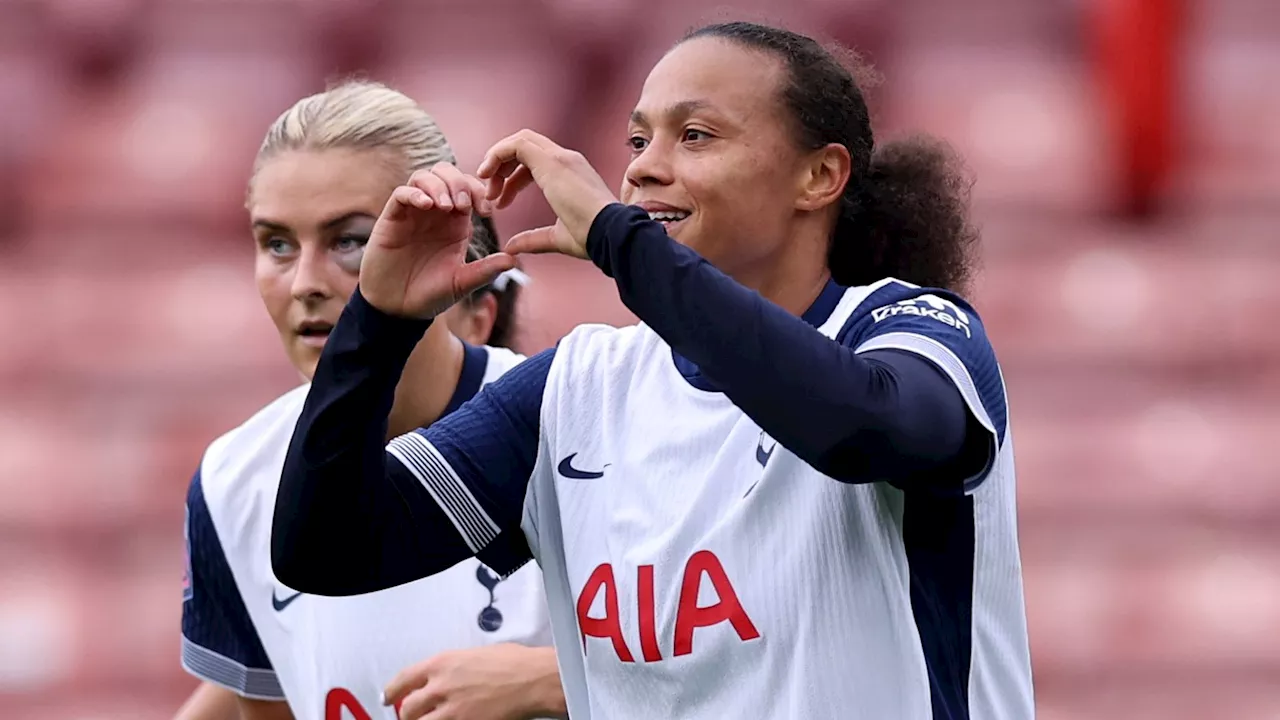 WSL round-up: Tottenham hammer newcomers Crystal Palace as Liverpool held by Leicester on opening weekend