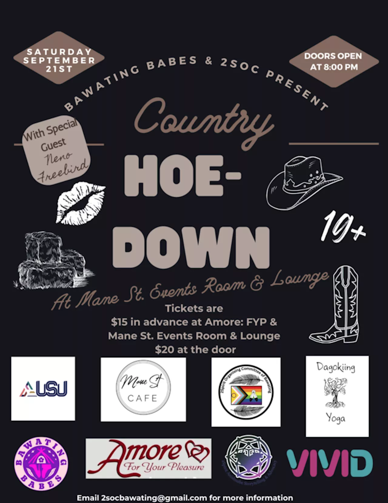 Bawating Babes Country Hoe-Down at the Mane Street Cafe & Lounge