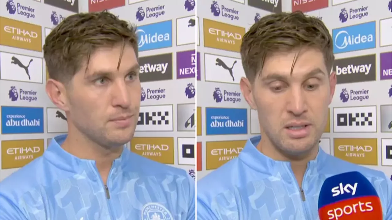 Arsenal Fans Furious With John Stones After 'Dirty Tactics' Comments