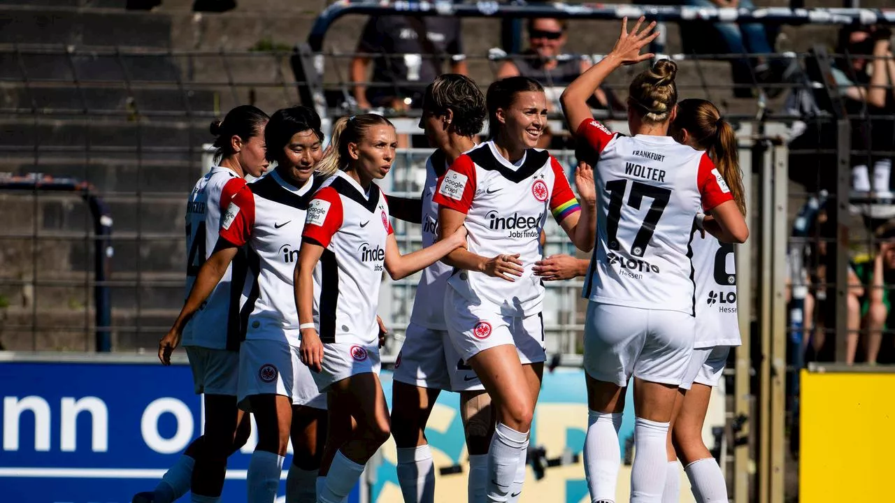 Frauen-Bundesliga: Frankfurt stürmt mit Kantersieg an die Spitze