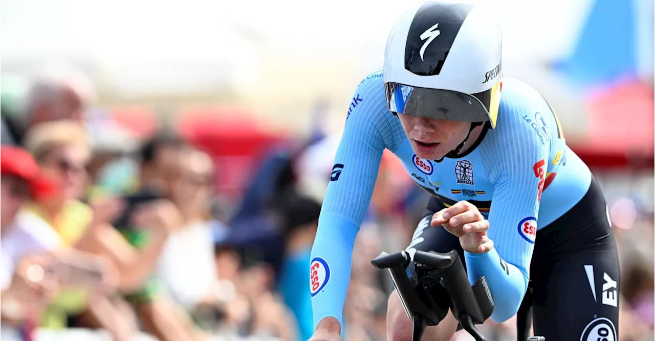 Lotte Kopecky cinquième du championnat du monde contre la montre