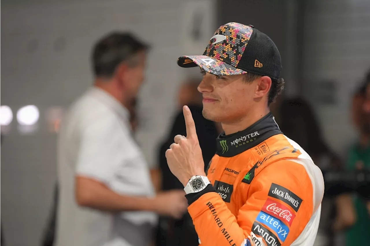 Lando Norris Claims Pole Position at Singapore Grand Prix