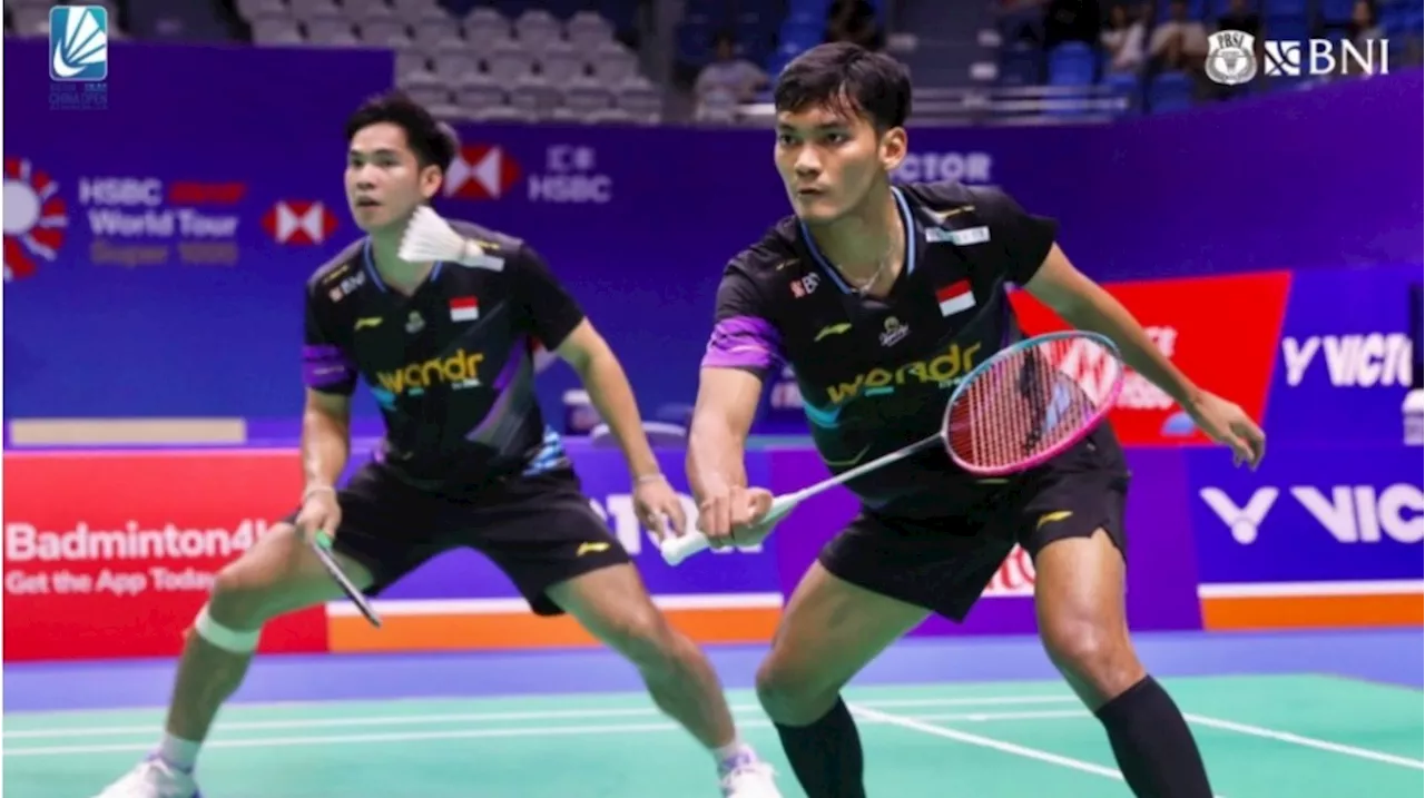 China Open 2024: Fikri/Daniel Bungkam Ganda Nomor Satu Dunia