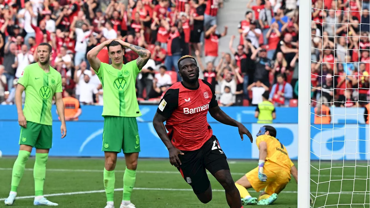 4:3-Siegtreffer in der Nachspielzeit: Leverkusen gewinnt verrücktes Spiel dank Victor Boniface