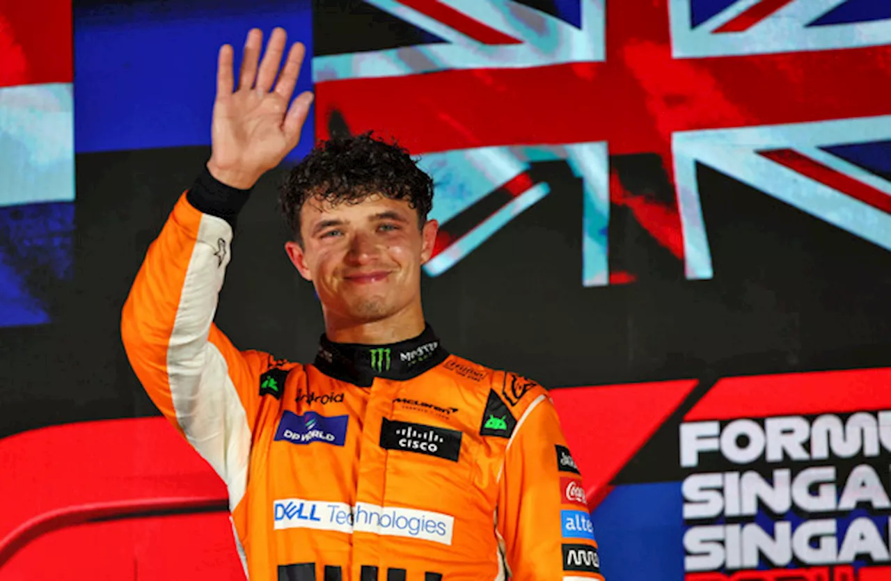 Lando Norris cuts into Verstappen’s championship lead with Singapore victory