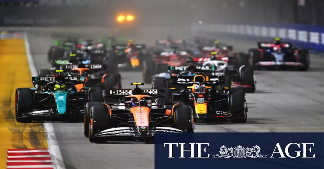 McLaren’s Norris takes dominant win in Formula 1’s Singapore Grand Prix