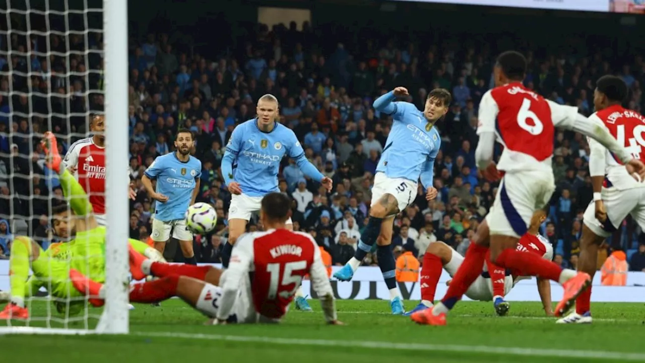 Man City vs Arsenal player ratings as ‘titanic’ Saliba inspires 10-man Gunners