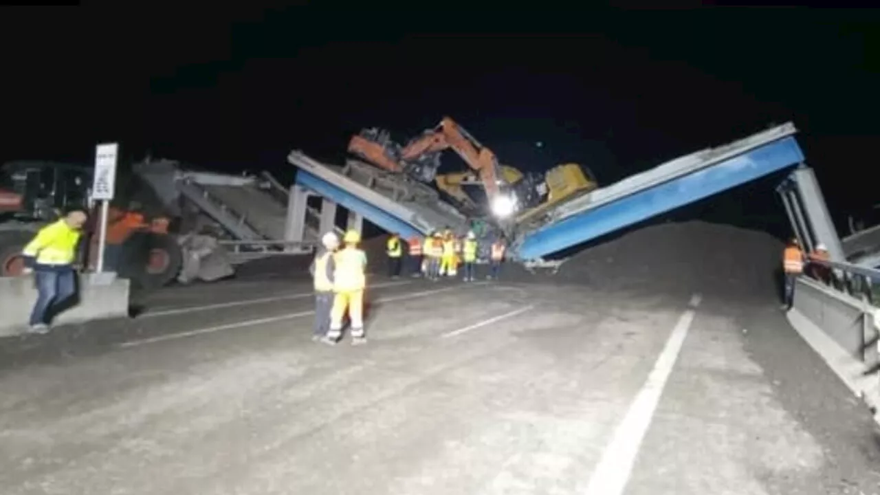 Cedimento Impalcato Autostrada: Chiusura Traversa Torrenova