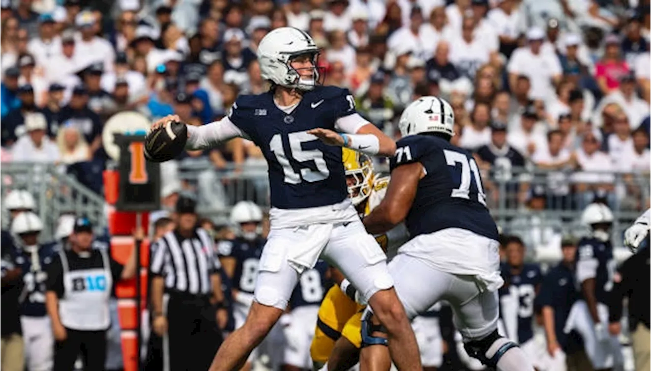 Allar’s four total TDs lead No. 10 Penn State over Kent State