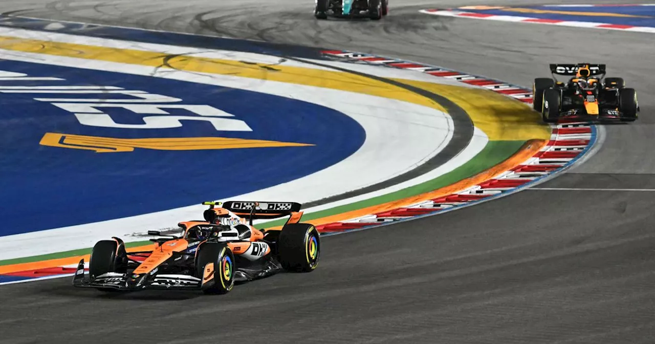 Norris in eigener Liga: Souveräner Sieg in Singapur vor Verstappen