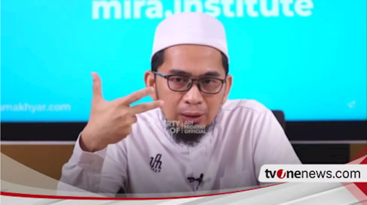 Cukup Amalkan Dzikir Ini, Jangan Kaget Kalau Langsung Dikepung Rezeki Kata Ustaz Adi Hidayat