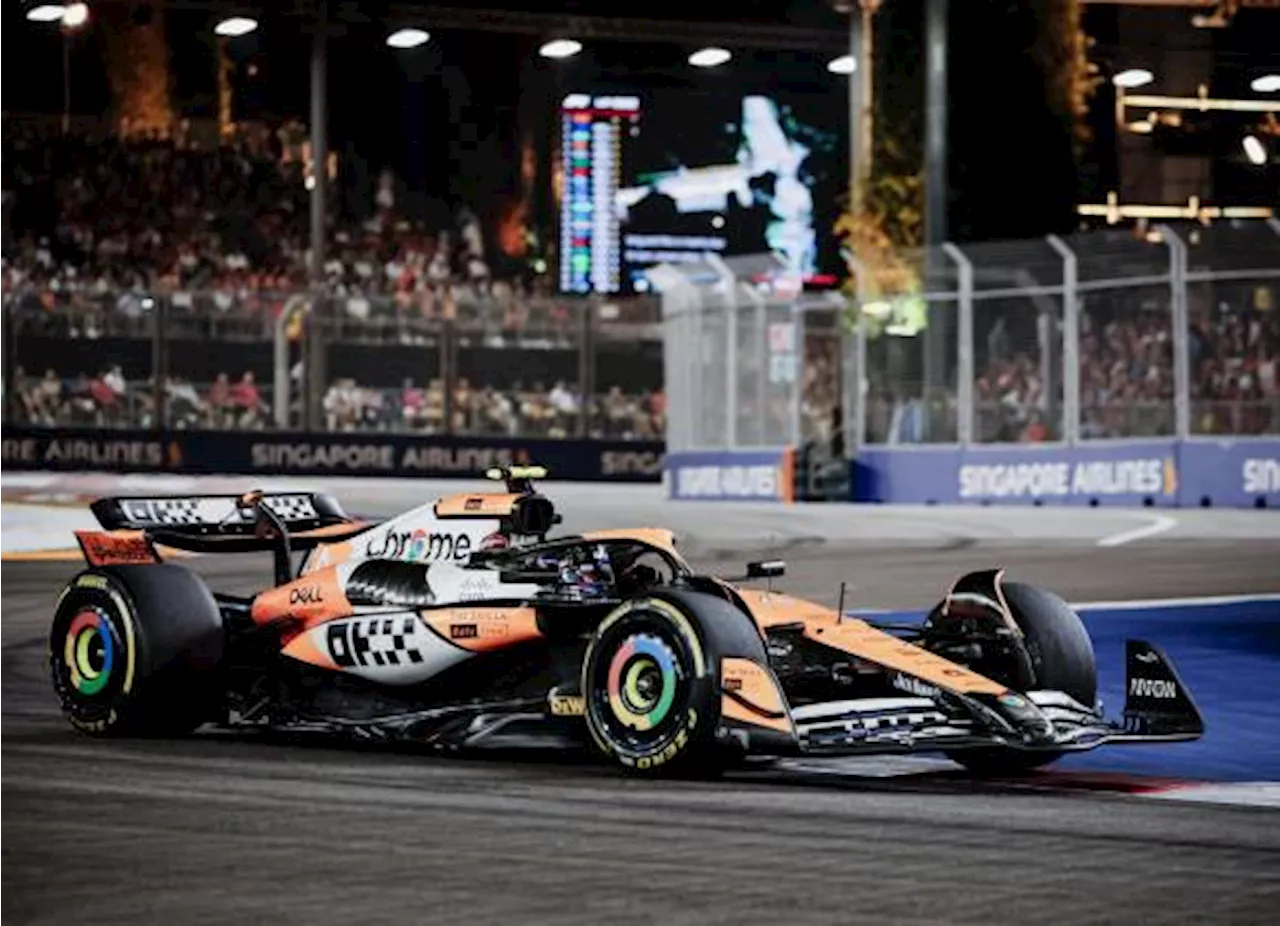 Norris gana en Gran Premio de Singapur: Verstappen acabó segundo y Checo Pérez en décimo