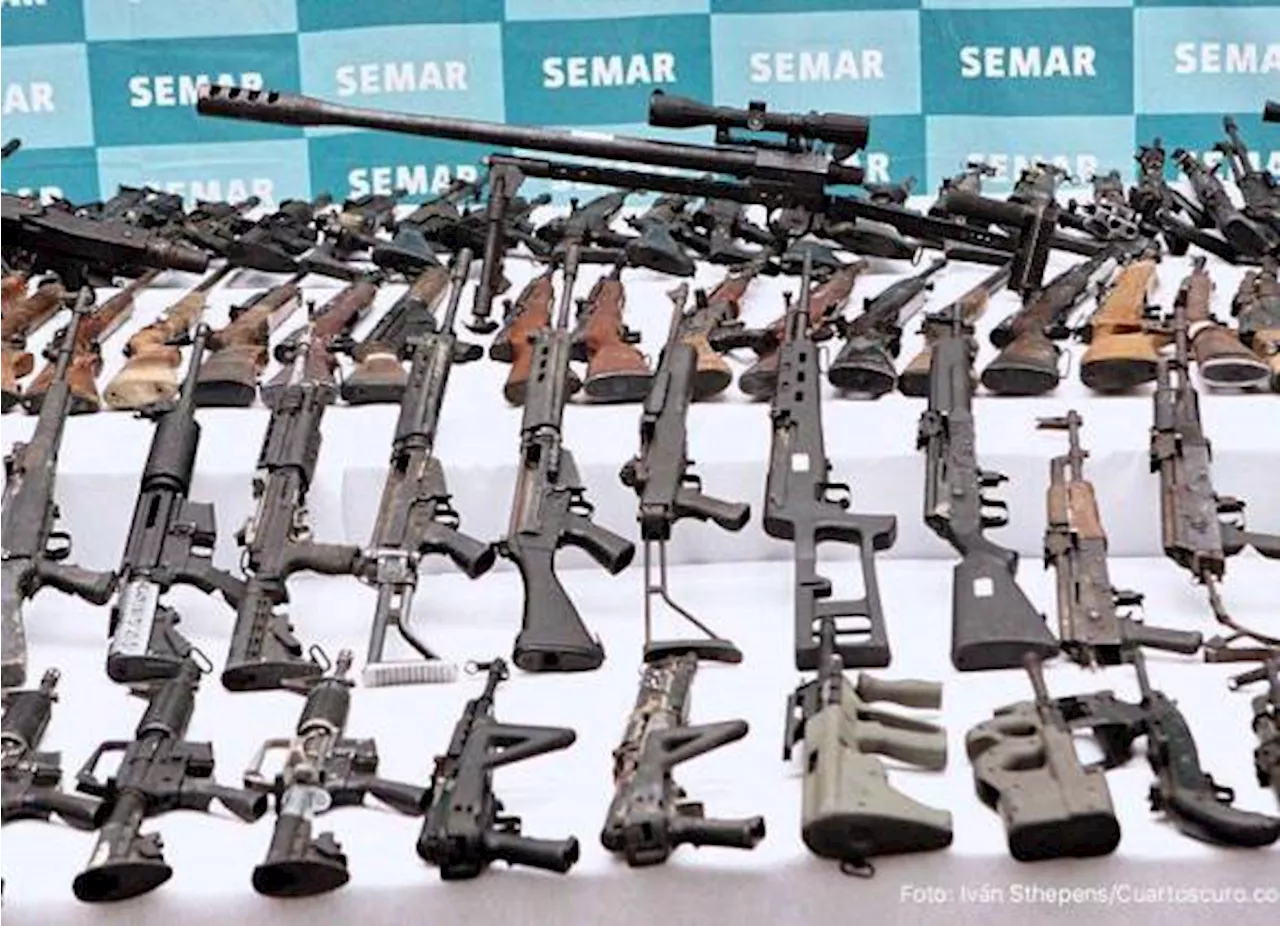 Siete de cada 10 armas que salen ilícitamente de EU llegan a México