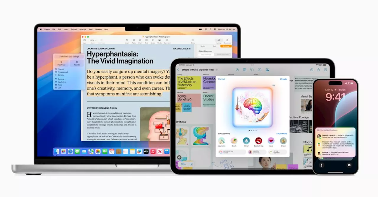 Apple Releases Public Betas for iOS 18.1, iPadOS 18.1, and macOS Sonoma 15.1 with Apple Intelligence Features