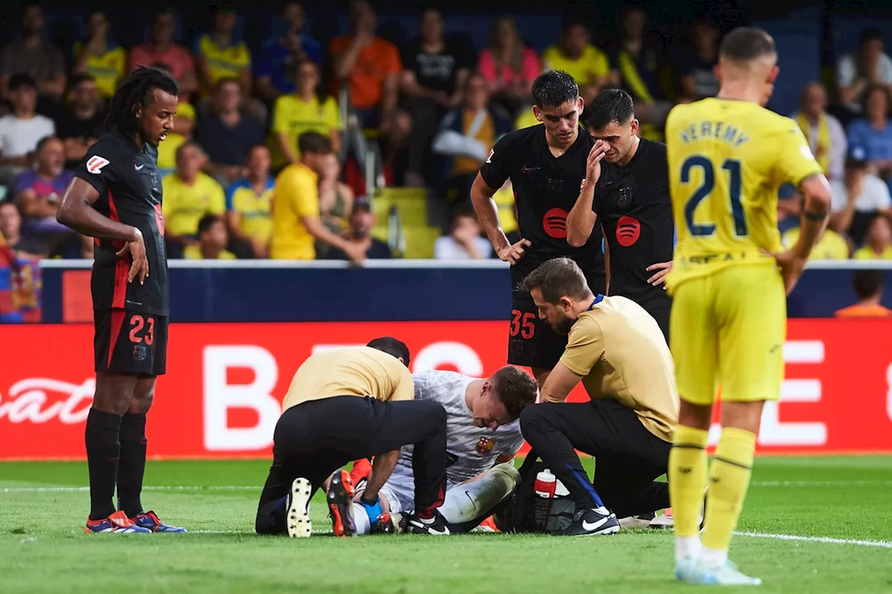 Zware knieblessure Ter Stegen flinke smet op ruime uitzege van Barça