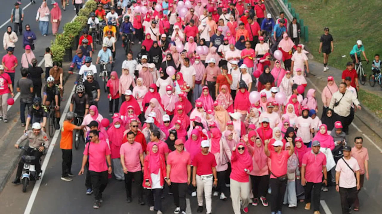 Cawalkot Tangsel Ruhamaben-Shinta Luncurkan Simbol 'Pink', Ini Maksudnya