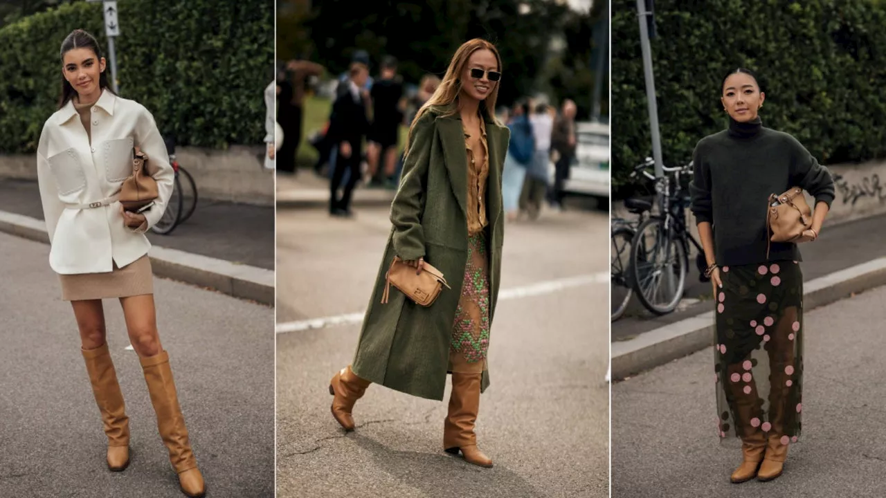 Estas son las botas con capucha en color caqui de Fendi en tendencia para otoño 2024