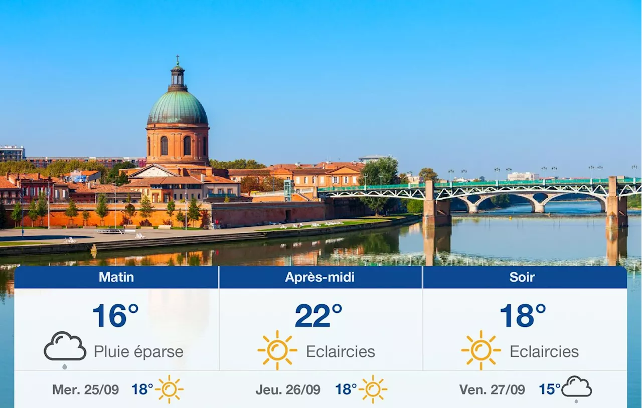 Météo Toulouse: prévisions du mardi 24 septembre 2024