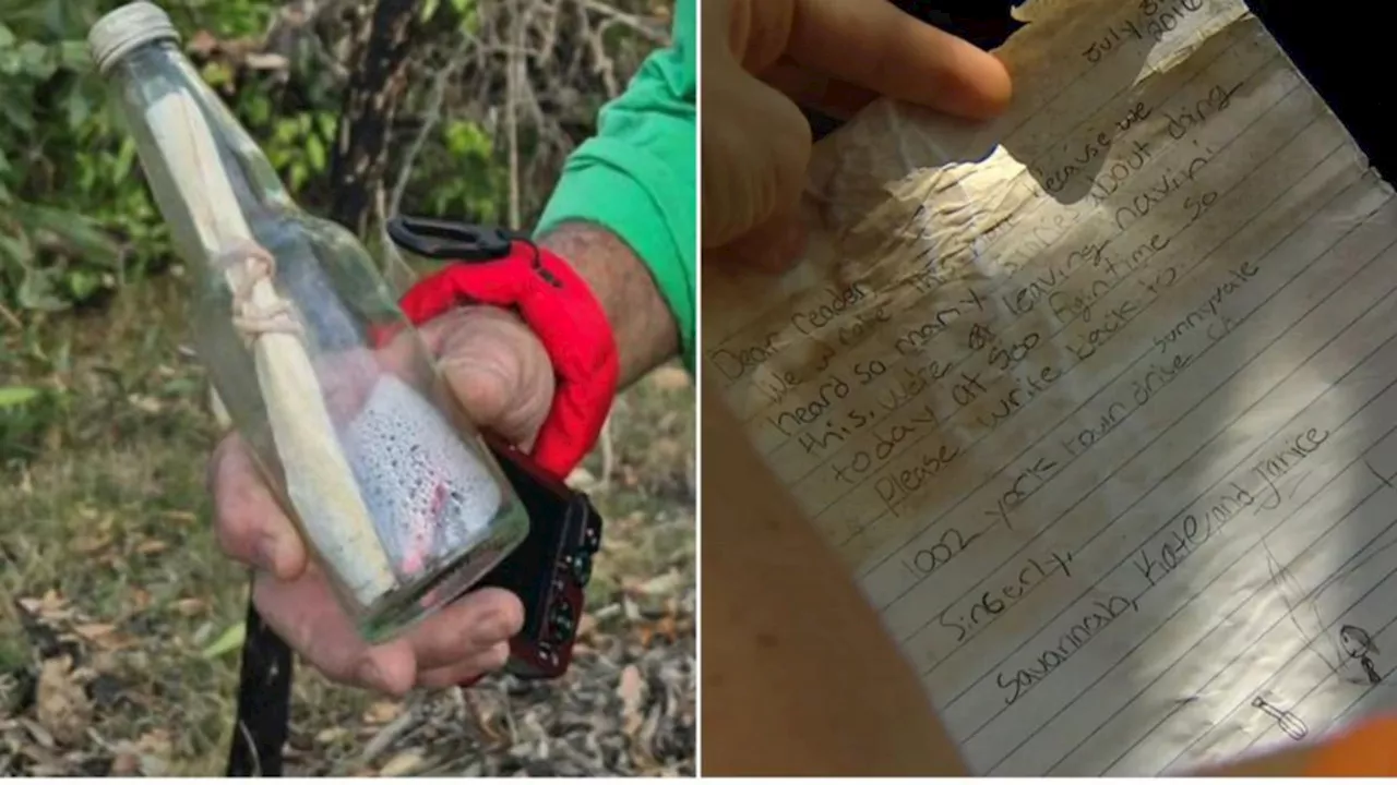 Search for Savannah, Kate and Janice from California after message in bottle found in near Townsville