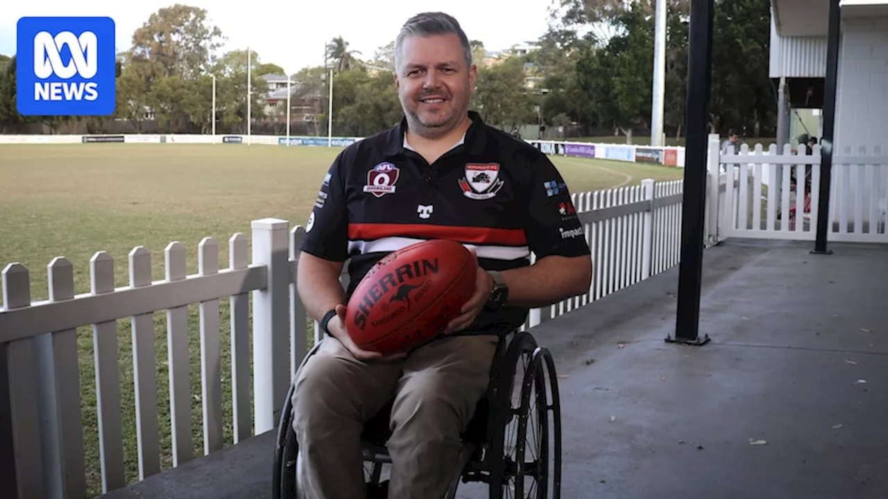 Paralympian Michael Dobbie-Bridges switched his tennis racket for a football, leading a new league in Queensland